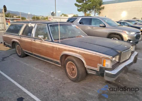 1987 Mercury Marquis Colony Park Ls from USA, damaged, VIN 2MEBM79F0HX697873